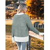 Zeagoo Women's Cardigan 2025 Fall Winter Open Front Oversized Button