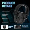 Empireway GS552 Electronic Shooting Earmuffs - NRR 25dB Noise Reduction