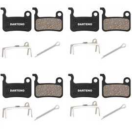 4 Pairs Bike Disc Brake Pads - Bicycle Brake Pads Replacement - Compatible with Shimano Brake Pads Deore XT SLX Hone Alfine Saint LX M596 M595 XTR M975 M966 M965 Fits Mountain Bikes & MTB E-Bike