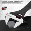 10-Inch Adjustable Wrench, Black Oxide Finish Wide Jaw Spanner with