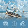 PICKFORU Beach Puzzles for Adults 1000 Pieces, Summer Ocean Flower