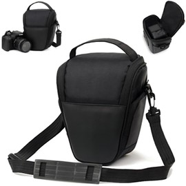 TEVSWCD Mochila para camara fotografica profesional, bolsa y estuche para cámara DSLR con compartimentos internos y externos, a prueba de salpicaduras, compatible con Canon, Nikon, Sony y más