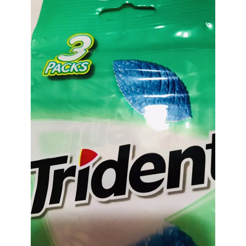 Trident 3 Packs .Trident Minty Sweet Twist Sugar Free Chewing