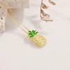 LINSTER Pineapple Chain/Pineapple Earrings/Pineapple Anklet Women's 925 Sterling Silver 14K