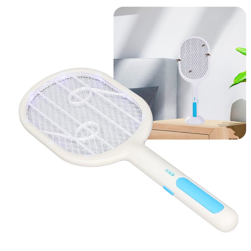 Electric Mosquito Racket Multi Function 2 in 1 USB Charging