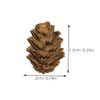 DOITOOL Set of 50 Dried Pine Cones Decorative Artificial Pine