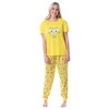 INTIMO Nickelodeon Spongebob Squarepants Womens' Faces 2 Piece Jogger Pajama