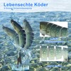 5 Stück Hecht Köder,Wobbler Hecht, Angelköder Lebensechter Kunstköder für Zander,