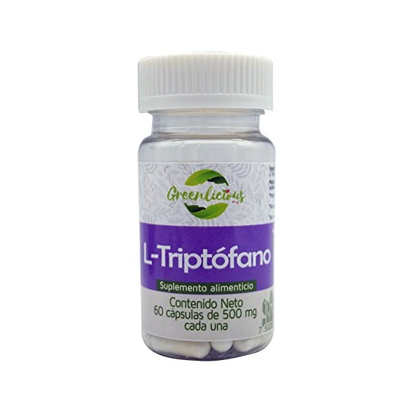 GREENLICIOUS MX L Triptofano 60 Cap - Producto Original de