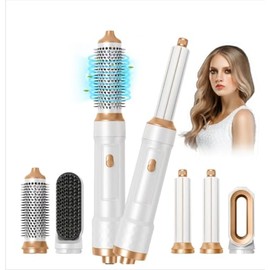 Duxleo Air Styler 5 in 1, Professionelle Hairstyler, Föhnbürste mit 1000W - Haartrockner & Styler für Locken, Volumen und Glätte | Rundbürstenföhn, Geben Sie dem Haar Volumen