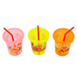Recreational Anpanman Staw Cup 3 pieces (3 different colors)