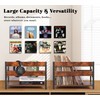 Y&M Vinyl Record Storage Crate, Wooden Storage Box, Classic Cube