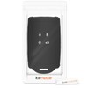 kwmobile Autoschlüssel Hülle kompatibel mit Renault 4-Tasten Smartkey Autoschlüssel (nur