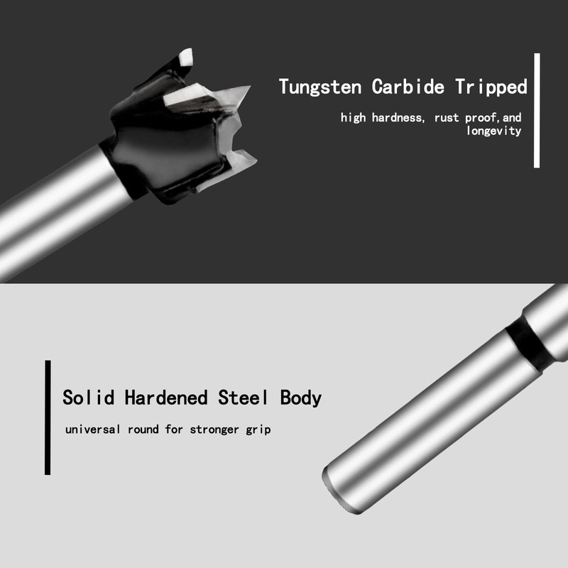 hsawbit 23mm Forstner Drill Bit Hinge Cutter Carbide Tipped Forstner