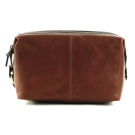 SADDLER Braga Toiletry Bag Midbrown, Midbrown
