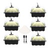 12 Hole Plant Lamp Set with LED Grow Lamp Seedling