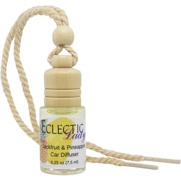 Jackfruit and Pineapple Scented Car Diffuser By Eclectic Lady, 7.5
