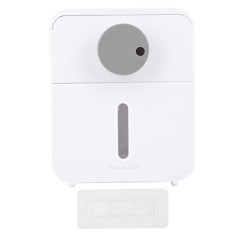 Waterproof WallMounted Toilet Roll Paper Rack Holder with Top Shelf
