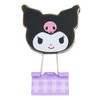 Sanrio Double Clips, Set of 3, Kuromi, ABS and Steel