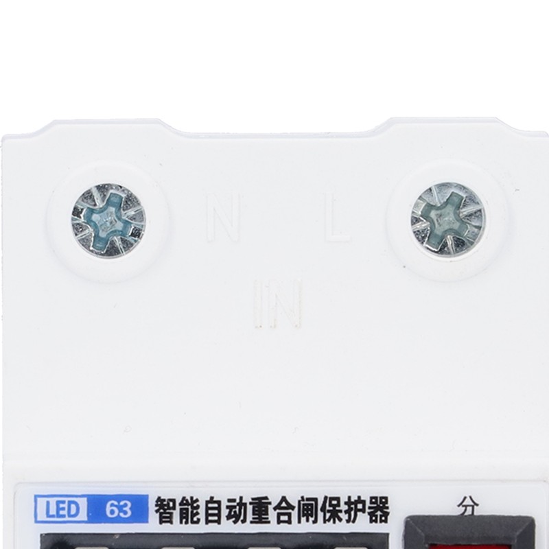 Leakage Circuit Breaker Intelligent Automatic Reclosing Protector Switch 45mm Width