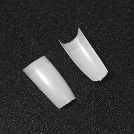 BIUDECO Packs of Pcs French Style False Nails Nail Tips Half Cover Manicure Accessories for Parties Special Occasions