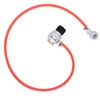 CO2 Mini Gas Regulator 5/16in Gas Line Assembly Quick Connector