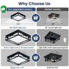 Vloitgol Modern LED Ceiling Light Fixture, 6000K Square LED Flush