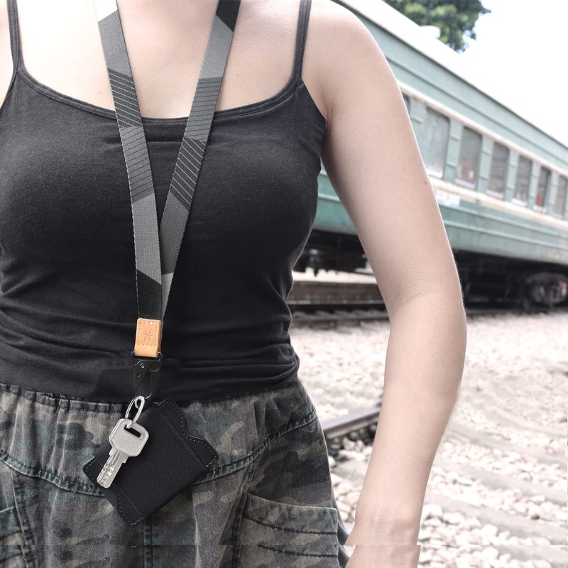 HEZEN Cool Lanyard for Keys, Neck Strap Keychain for Women,