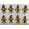 Unbranded fleur de lis patch saints logo lot of 8