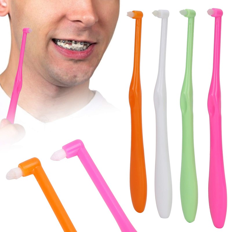 Cerlingwee Cepillo De Dientes De Ortodoncia,4 Piezas Cepillo De Dientes