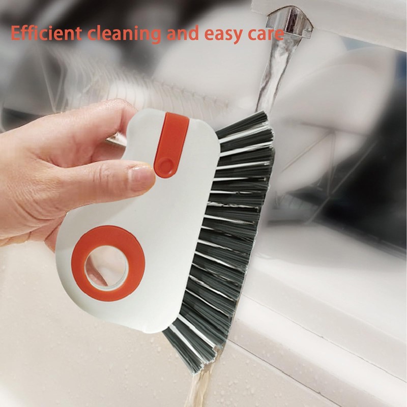 SSKHE 2 x Window Track Cleaning Brushes, Multifunctional Hard Bristle