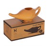 HealthGoodsAU - Crackle Pattern Orange Ceramic Neti Pot for Nasal