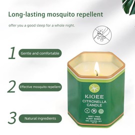 Citronella Candles Aromatherapy Candles,8 Pack 28 oz 160 Hour Burn, Soy Wax Candles for Home,Scented Candles Indoor Outoor,Essential Oil Candles,with A Faint Fragrance Candles