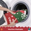 GRANNY SAYS Christmas Washable Bathroom Rugs Sets 3 Piece, Winter