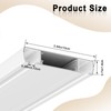 157.48in Double Row Curtain Tracks, Heavy Duty Drop Curtain Rails,