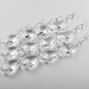 Supla Pack of 24 Teardrop Chandelier prisms Candle Chandelier Crystal