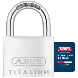 ABUS 64TI/45 45mm Titalium Padlock Keyed KA6455
