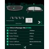 SCITOO D1286 Front Ceramic Brake Pads Sets Fit For Nissan