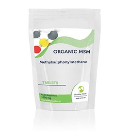 MSM Methylsulphonylmethane 1000mg 180 Tablets for All bodily Systems Normal Organ Functions