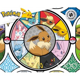 Buffalo Games - Silver Select - Pokémon - Windows of Eevee - 1000 Piece Jigsaw Puzzle for Adults Challenging Puzzle Perfect for Game Nights - Finished Puzzle Size is 26.75 x 19.75