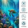 goodbath Turtle Shower Curtain, Underwater Ocean Sea World Waterproof Fabric
