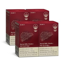 Healthy Promise Barun Barun Refreshing Day Milk Thistle+ 800mg 120 Tablets (4 Month Supply) / Silymarin Hut / 건강한약속 바른 바른 상쾌하루 밀크씨슬+ 800mg 120정(4개월분)  실리마린 헛