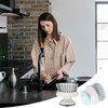 PATIKIL 2.7" x 2.5" Dish Brush with Handle, 2Pcs Ergonomic