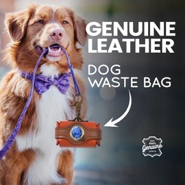 The Master Tanners Dog Poop Bag Holder Leash Waste Bag Dispenser Treat Clip Bag Belt Walking Hiking