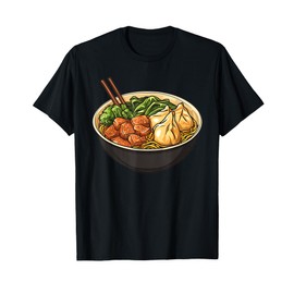Wonton Noodles 8 Bit T-Shirt