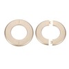 HARFINGTON 2pcs Wall Split Flange 78mm/3.1" Self-Adhesive Plumbing Cover Plates