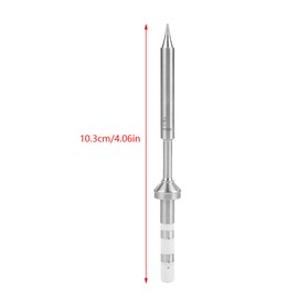 7 Types Mini Stainless Steel Soldering Iron Tip Replacement for TS100 Portable Outdoor Soldering Iron Kit (TS-I) Silver