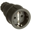 PCE Unitec 40554L Black Rubber Earthed Socket Connector