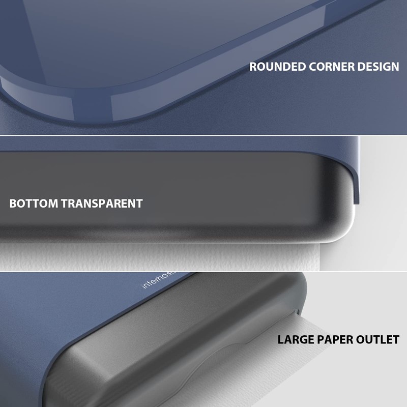 interhasa! Commercial Paper Towel Dispenser Wall Mounted, Hand Towel Dispenser