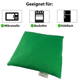 Organic cherry stone pillow by Bonblatt® – Oeko-Tex 100 certificate, naturally and fairly produced in Germany – heat cushion, grain cushion suitable for adults, babies, children and animals